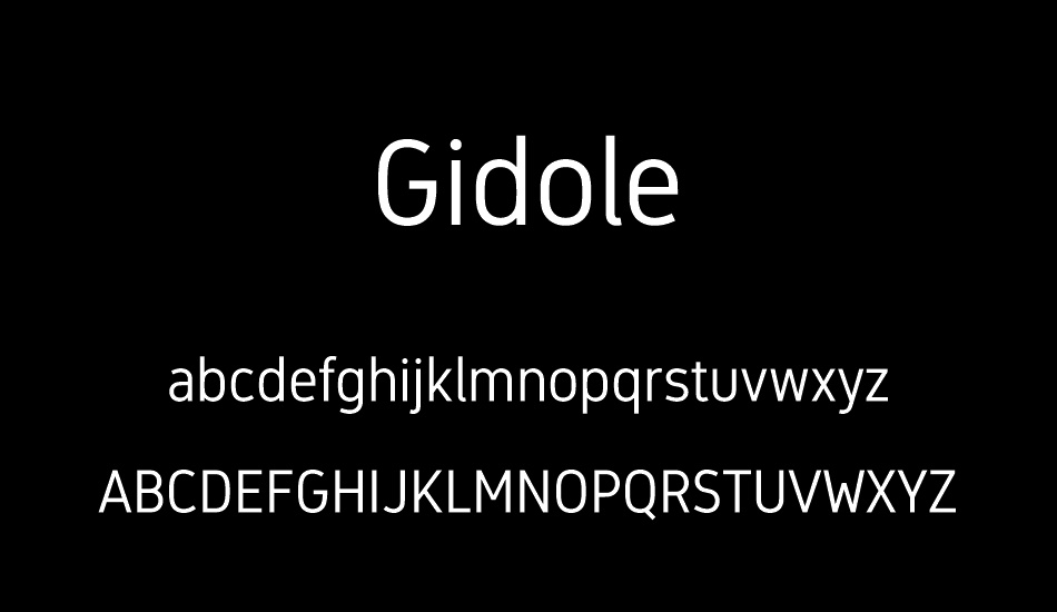 gidole font