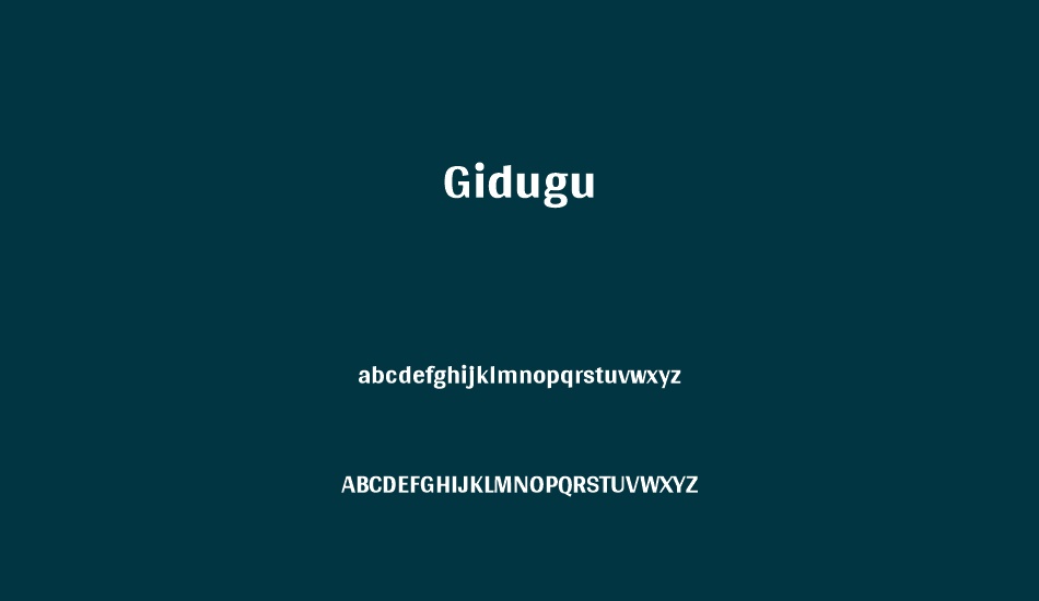 gidugu font