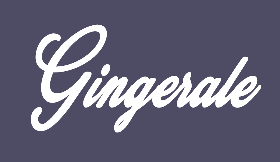gingerale-personal-use font big