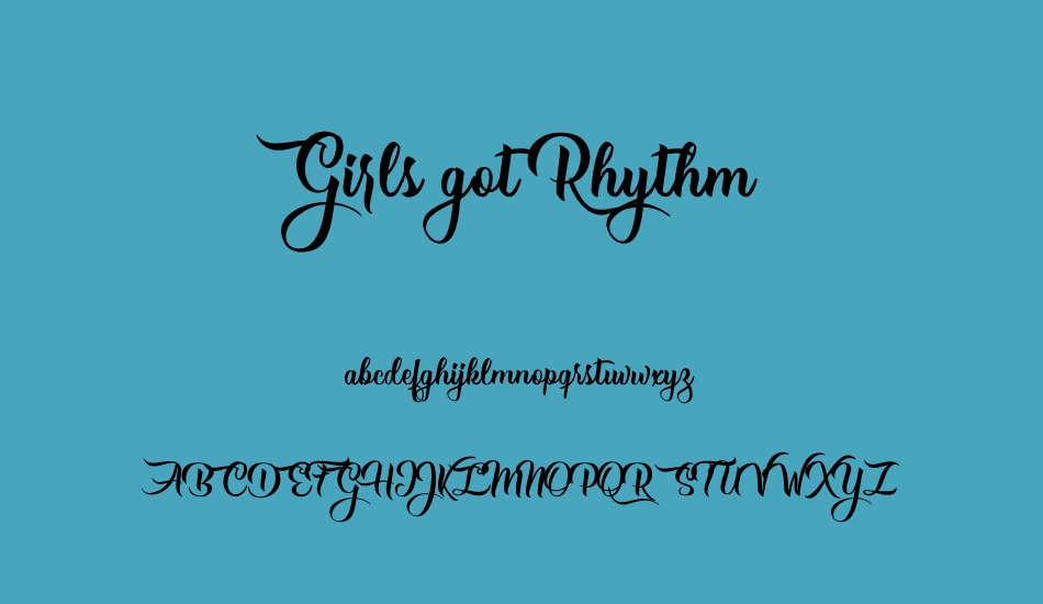 girls-got-rhythm-personal-use font