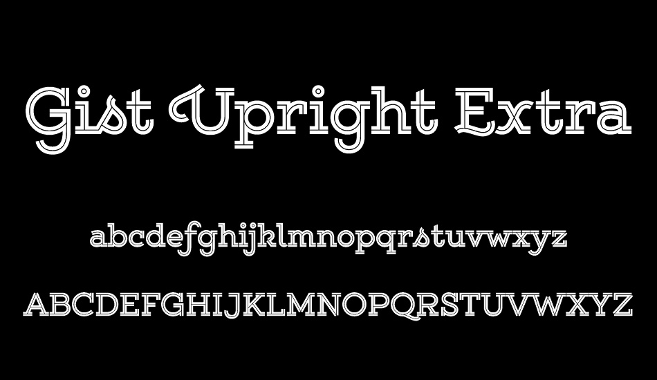 gist-upright-extrabold-demo font