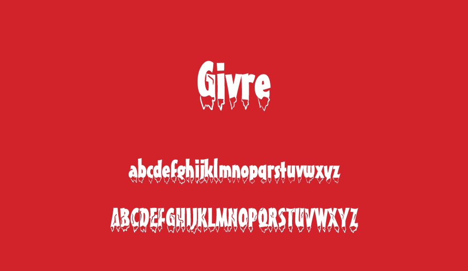 givre font