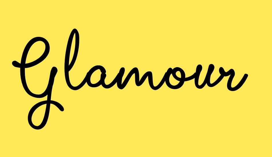 glamour-girls-personal-use font big