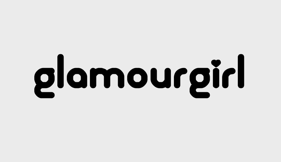 glamourgirl font big