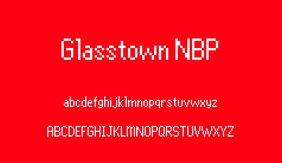 glasstown-nbp font