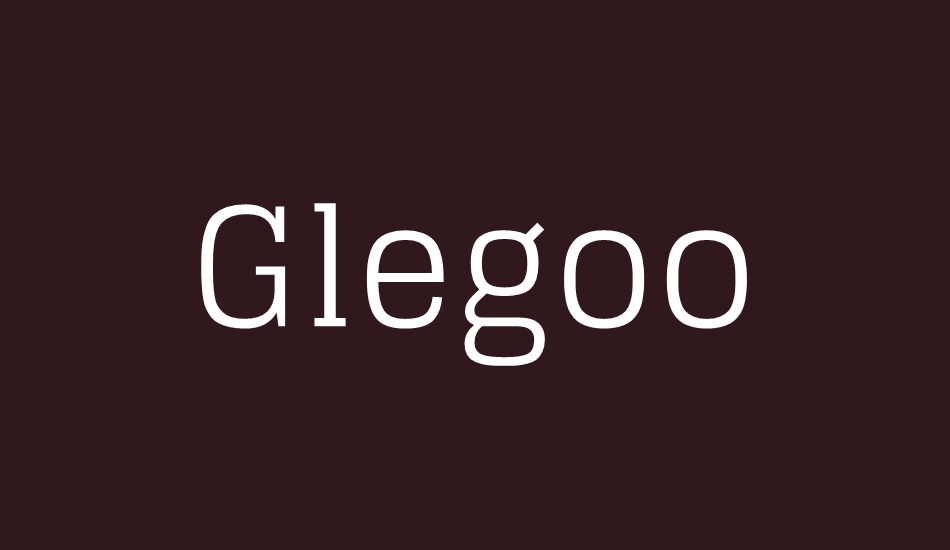 glegoo font big