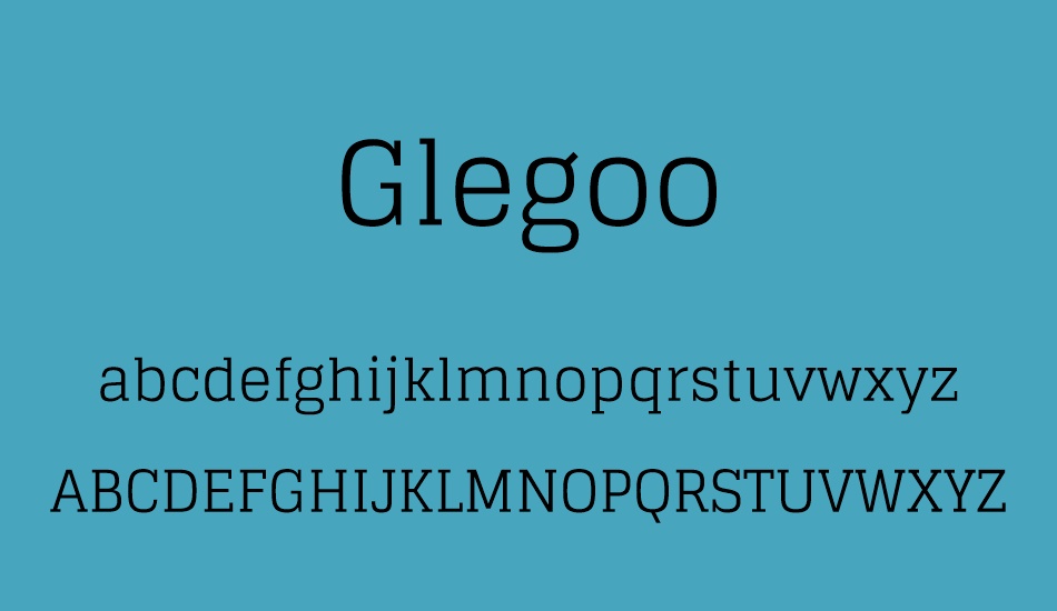 glegoo font