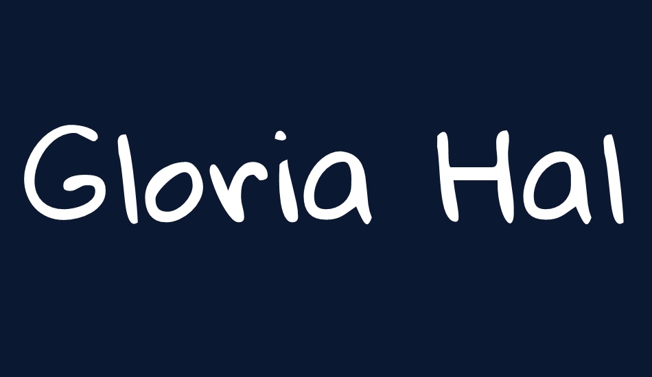 gloria-hallelujah font big