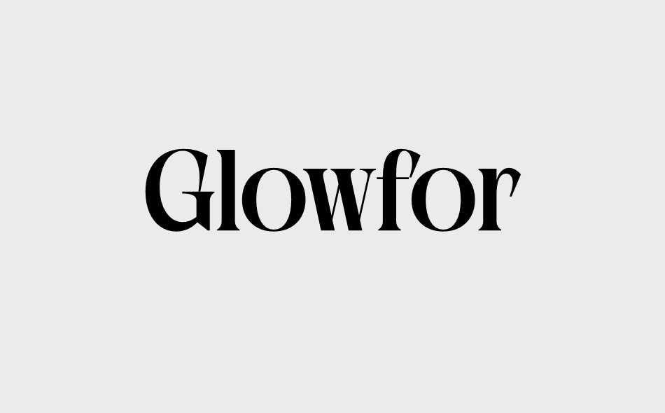 Glowfor font big