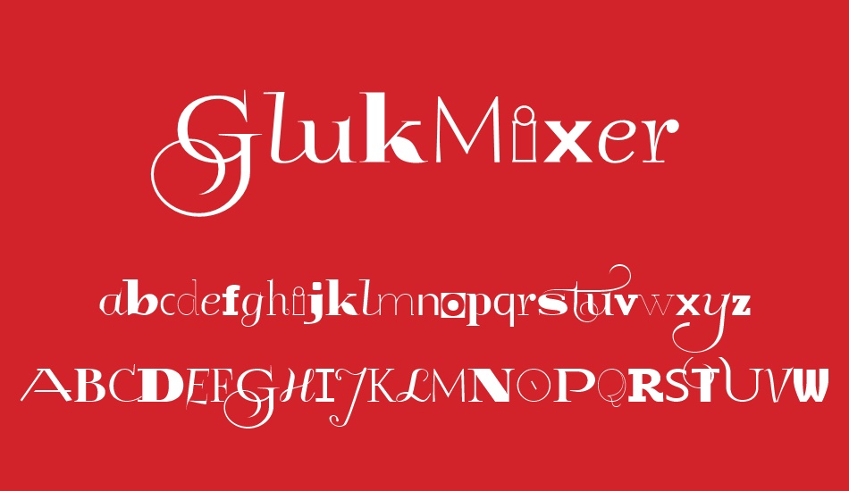 glukmixer font