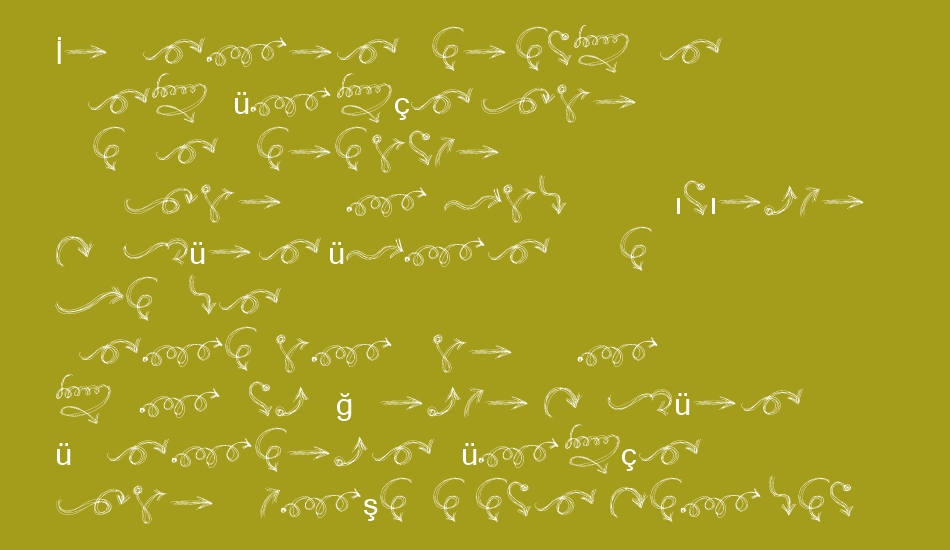 go-around-the-books---arrows font 1