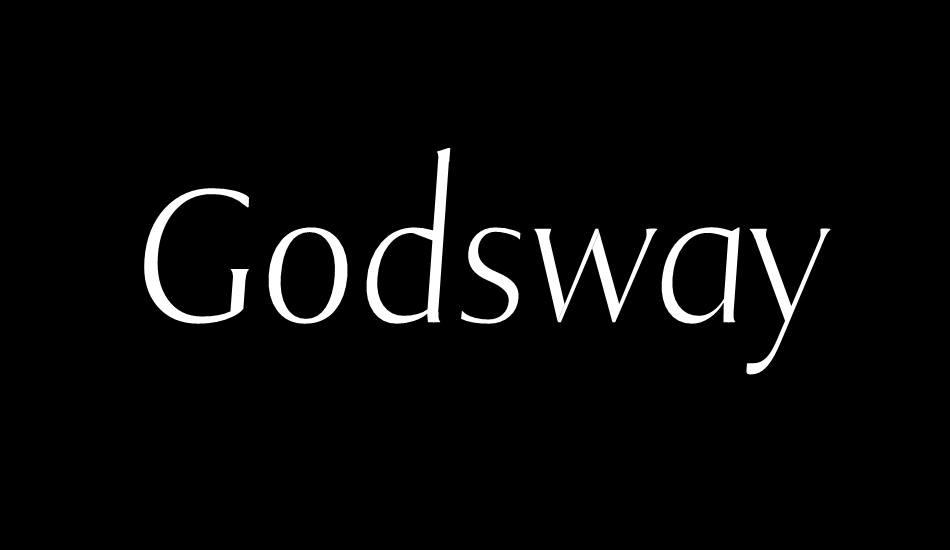 godsway font big