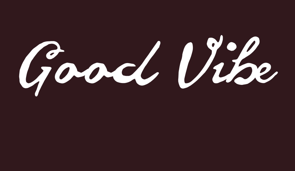 good-vibes font big