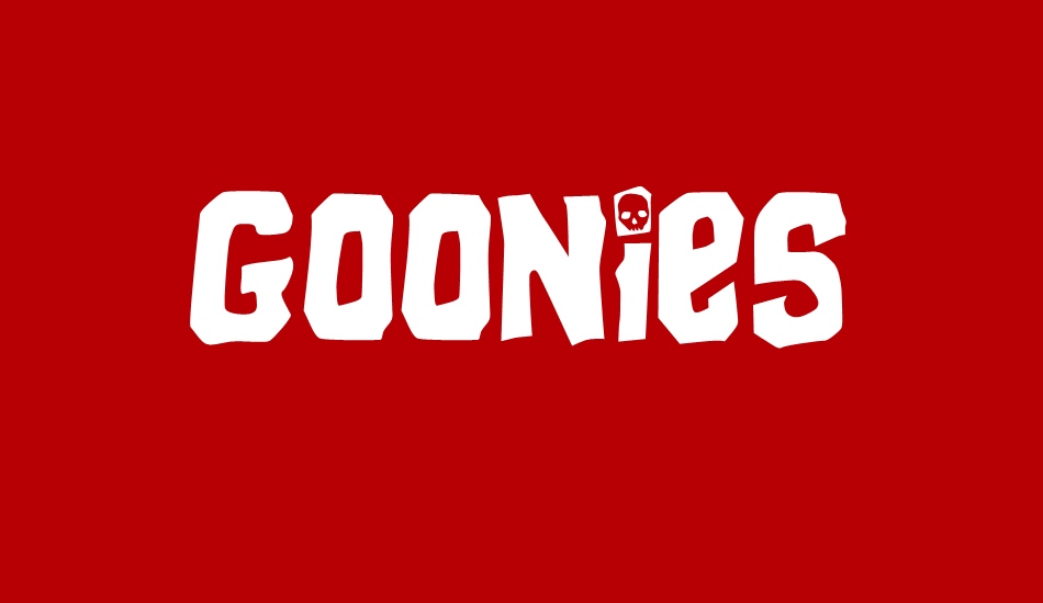 goonies font big