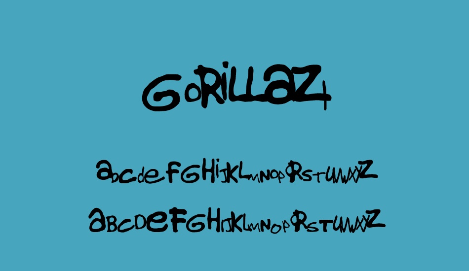 gorillaz1 font