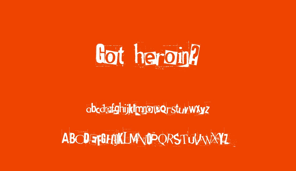 got-heroin- font