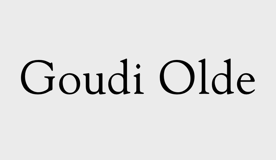 goudi-olde-style font big