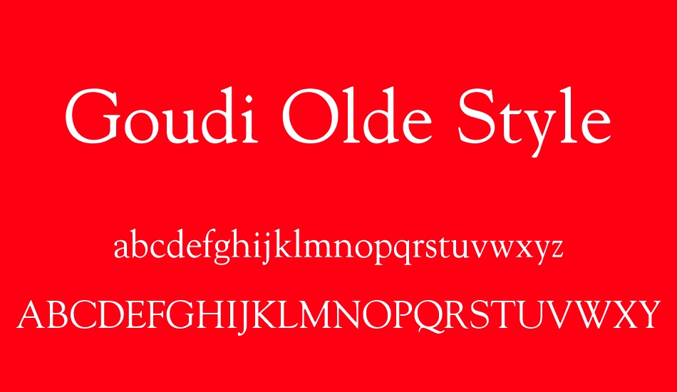 goudi-olde-style font