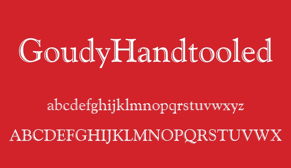 goudyhandtooled-bt font
