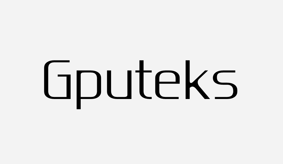 gputeks font big