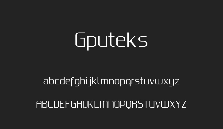 gputeks font