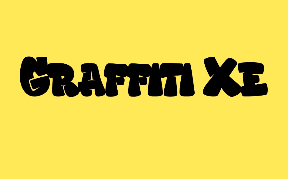 Graffiti Xenoa font big