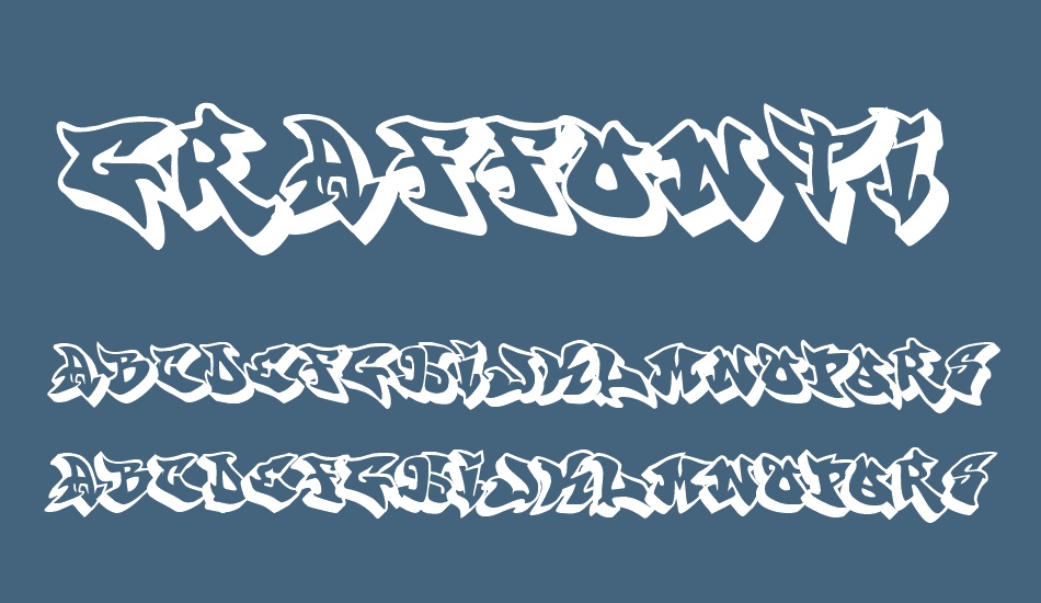 graffonti-3d-drop font