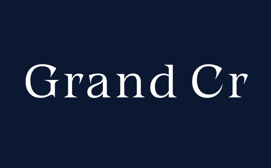 Grand Cru font big