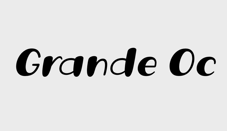 grande-october-three font big