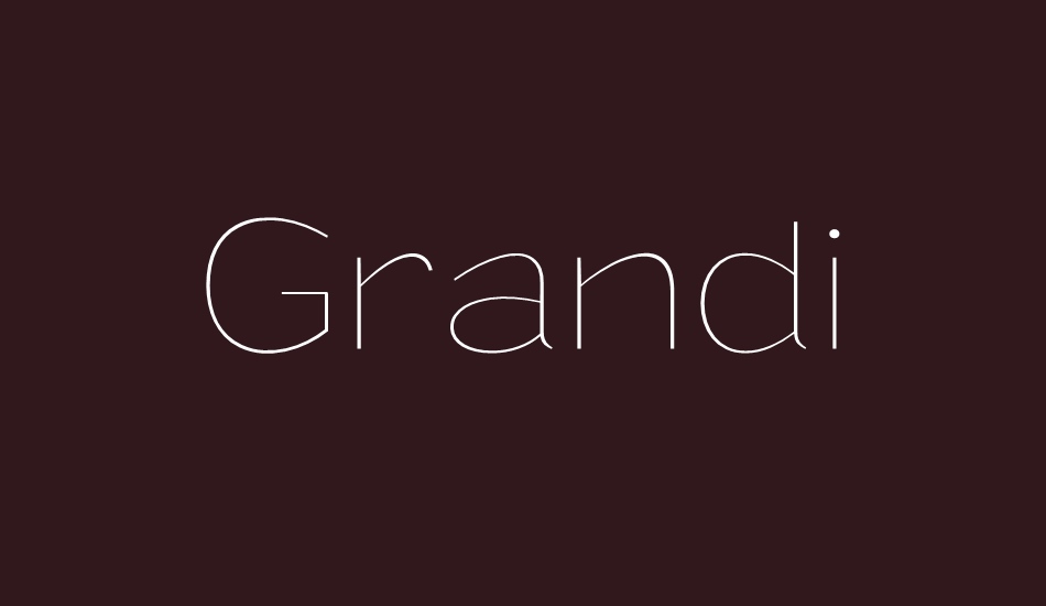 grandi-personal-use font big