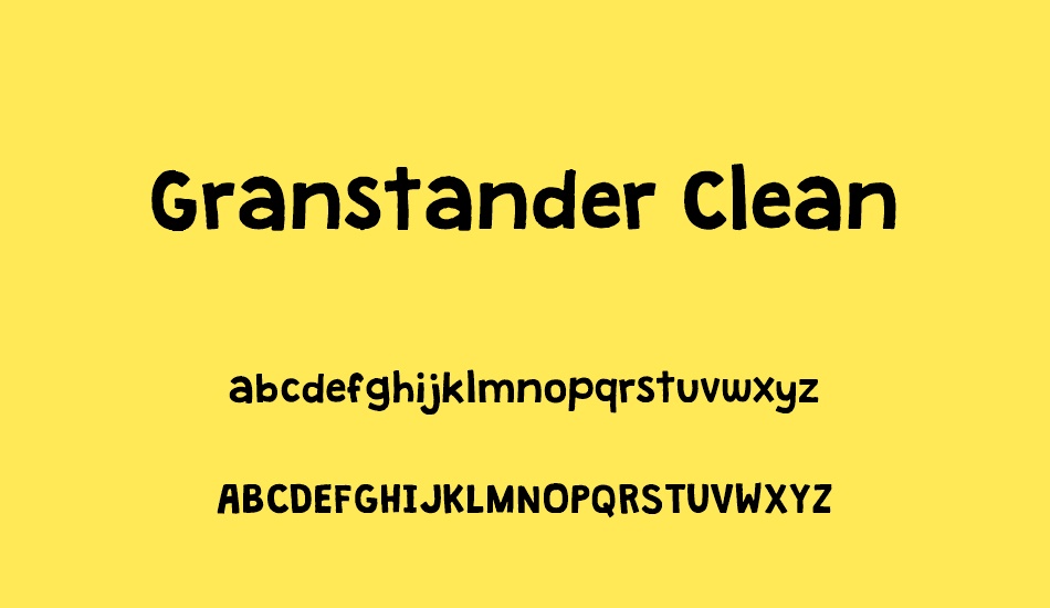 granstander-clean font