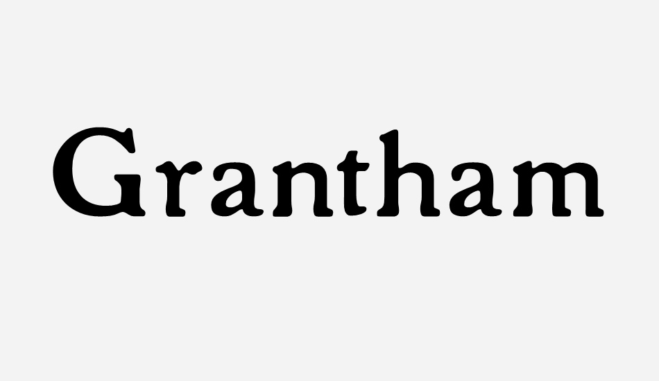 grantham font big