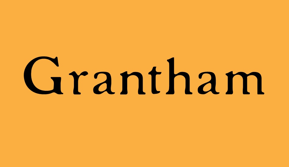 granthamlight font big