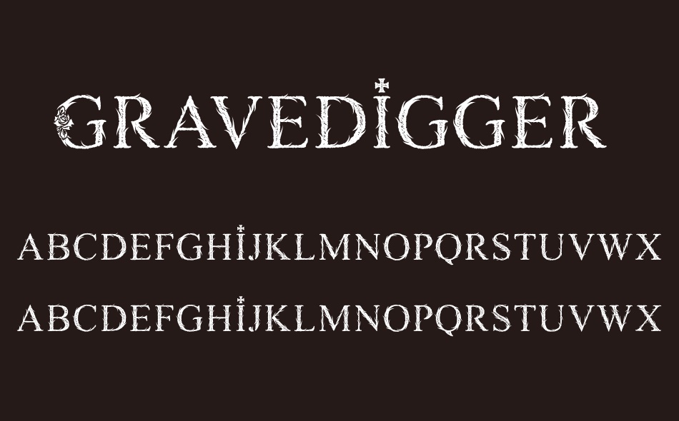 Gravedigger font