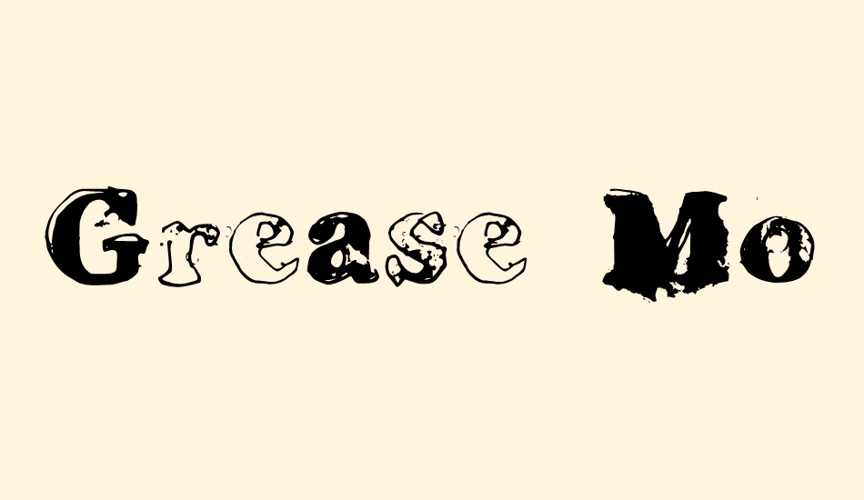 grease-monkey font big