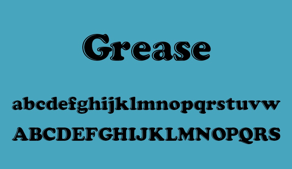 grease font