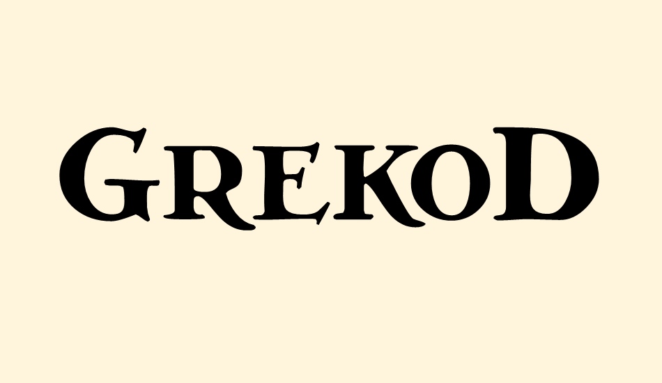 grekodeco font big