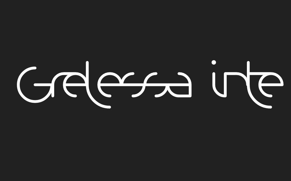 Grelessa intersekt font big