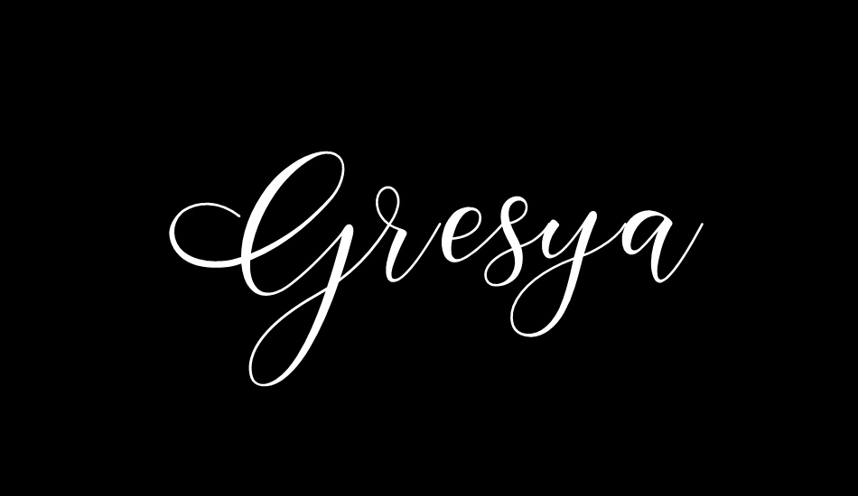 gresya font big