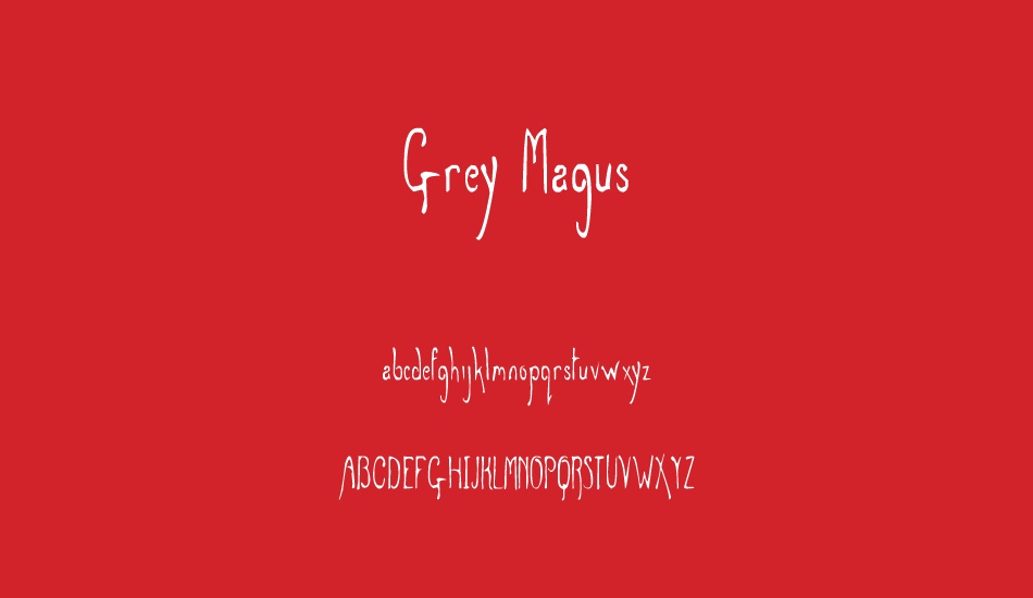 grey-magus font