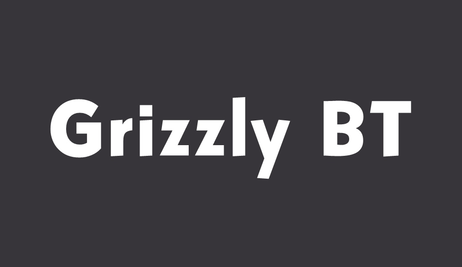 grizzly-bt font big