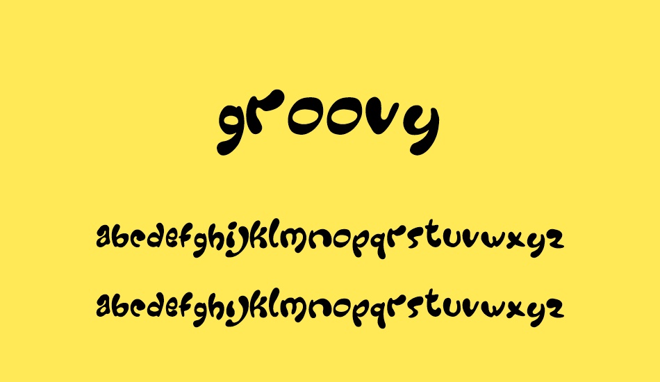 groovy font