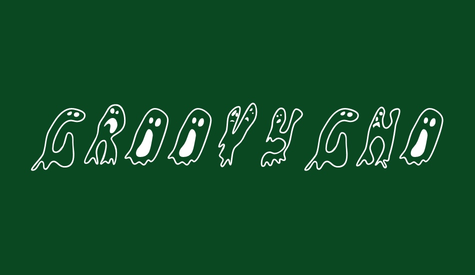 groovyghosties font big