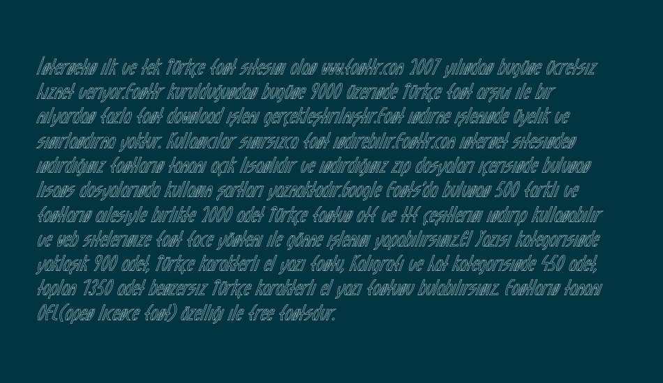 guazhiru-ıtalic-outlined font 1