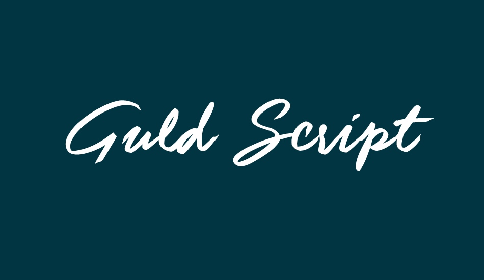 guld-script-personal-use-only font big