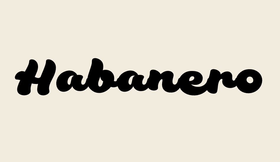 habanero-personal-use-only font big