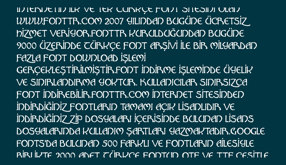 hadley font 1