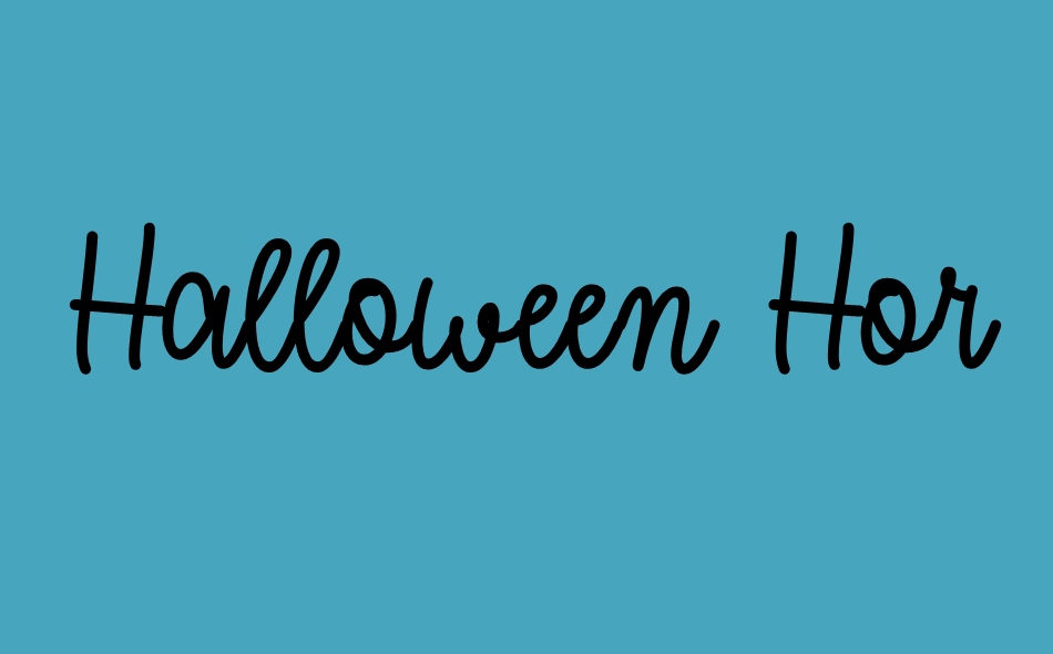 Halloween Horoscope font big