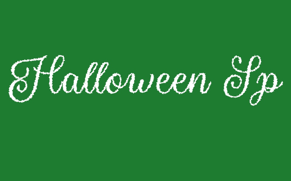 Halloween Sparkle font big