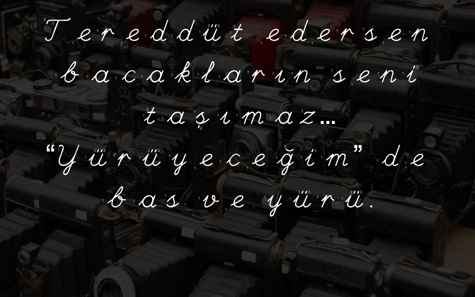hand-escort font text